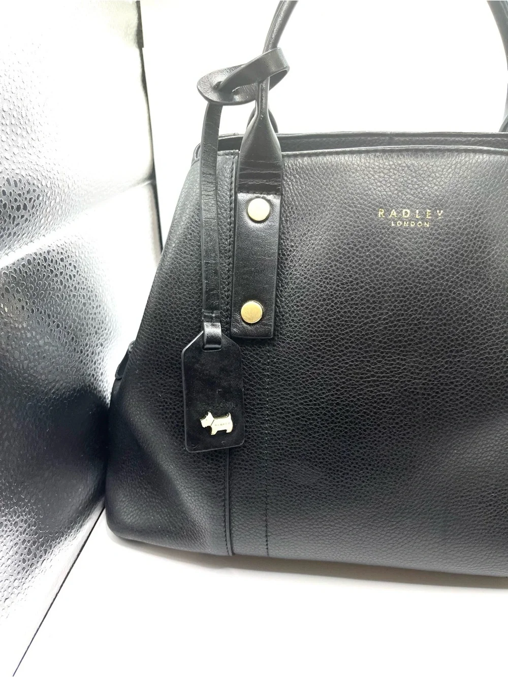Radley London Provence Street Purse Multiway Black Pebble Leather